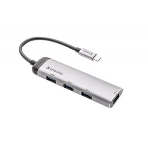 USB Хъб Verbatim, 4 порта, USB 3.2