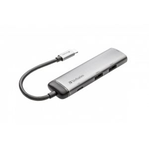 USB Хъб Verbatim Multiport, 2 x USB Type-C, USB 3.1, HDMI