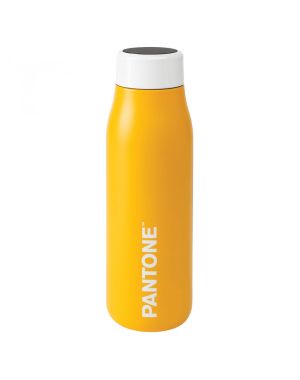 Бутилка за вода Pantone с термометър 500ml, Охра