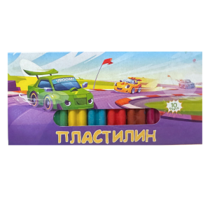 Пластилин в кутия, 10 цвята