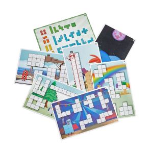 Learning Resources Конструктор Numberblocks, с дървени кубчета в торбичка
