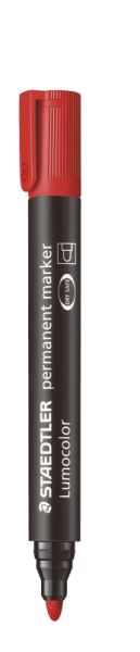 Маркер Staedtler Lumocolor 352, перманентен, объл връх,червен