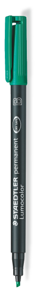 Маркер Staedtler Lumocolor 314 OHP B, зелен