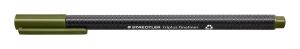 Тънкописец Staedtler Triplus 334, маслин. зелен 57