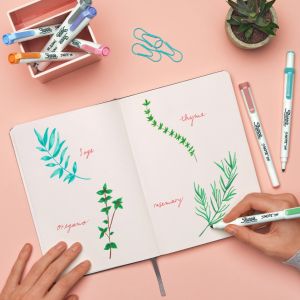 Двувърхи маркери Sharpie S-note, 8 цвята