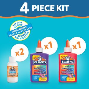 Комплект за слайм Elmers, непрозрачни цветове