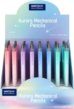 Дисплей автоматични моливи Writech Aurora, 40 броя