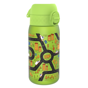 Бутилка за вода Ion8 Print, рециклирана пластмаса, 350ml, Cars