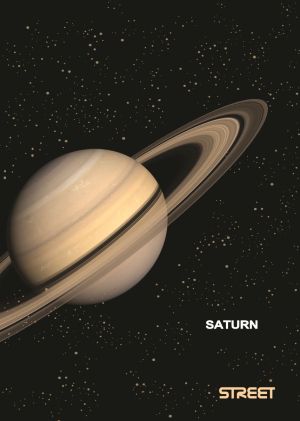 Тетрадка Street, А4, бели листа, 54листа, PLANET