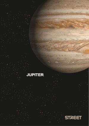 Тетрадка Street, А4, бели листа, 54листа, PLANET