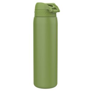 Бутилка за вода Ion8 SE, метална, 1200ml, КАКИ
