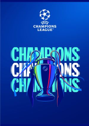 Тетрадка, А5, бели листа, 54л, UEFA