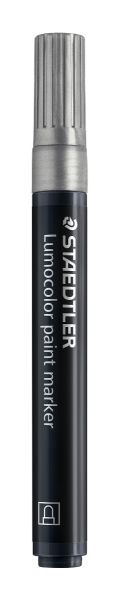 Маркер Staedtler Lumocolor Paint 349, акрилни, сребрист