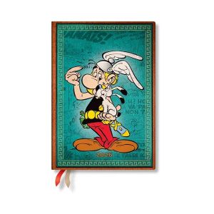 Paperblanks Планер Asterix the Gaul, Midi, хоризонтален, твърда корица, 80 листа, за 2026 година
