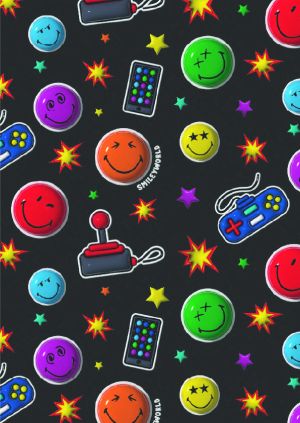 Тетрадка Smiley World А4, големи  квадратчета 1 cm, 54 л