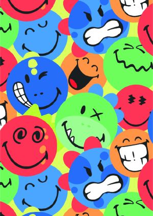 Тетрадка Smiley World А4, големи  квадратчета 1 cm, 54 л