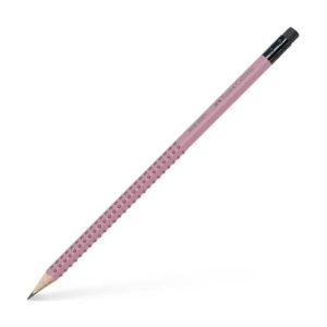 Молив Faber Castell B Grip 2001, с гума, Розов