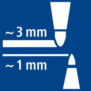Двувърхи флумастри Staedtler Noris 320, 12 цвята
