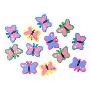 Пеперуди за декорация Junior, дървени, 12 броя