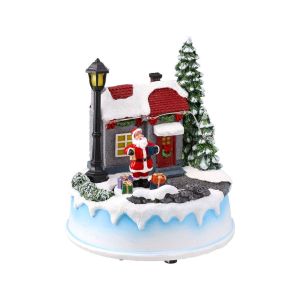 Коледна къщичка Festa Cosy 40, LED, 13 x 13 x 15 cm