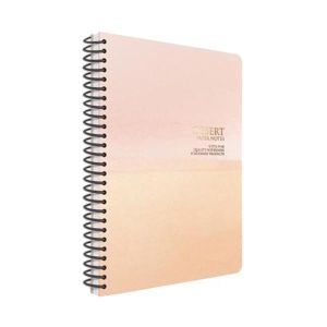 Gipta Тетрадка Papernotes, A4, бяла хартия, на квадратчета, PP корица, със спирала, 80 листа