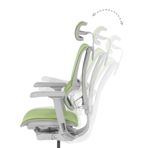 Ергономичен стол ERGOHUMAN IOO ELITE 2 - сива рамка - зелен