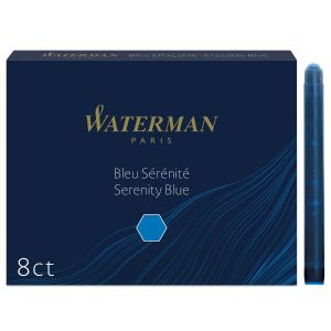 Патрончета Waterman Std за писалка, дълги, син