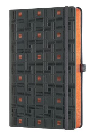 Бележник Castelli C&G, 9x14cm, лин, Weaving Copper