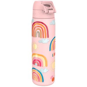 Термо бутилка за вода Ion8 Print, метална, 500ml, ДЪГА