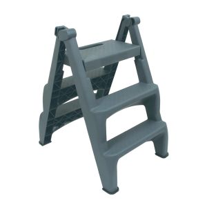 Стълба Office 1, с 3 стъпала, PVC, 47 х 62 х 72.3 cm