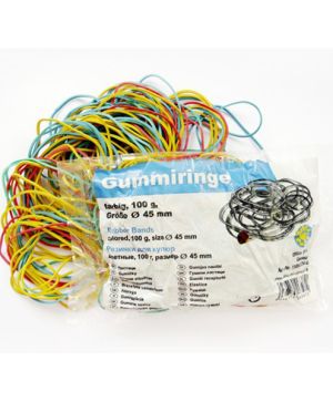 Ластици цветни Office Point  100 g  45 mm