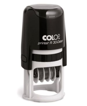 Печат кръгъл colop R30/30 датник с цифри