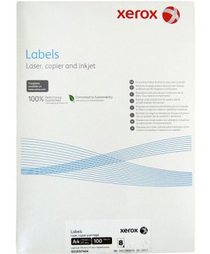Етикети Xerox 105x71 mm A4, 100 л. 8 етик.