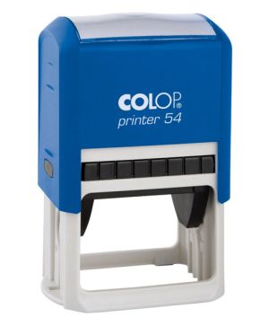 Печат правоъгълен Colop Printer 54 син